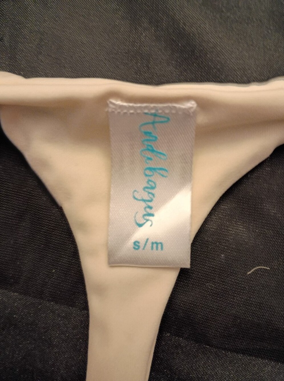 Andi Bagus Salma Beige Beaded Shell Triangle Bikini Set - Women Swim - Picture 4 of 6